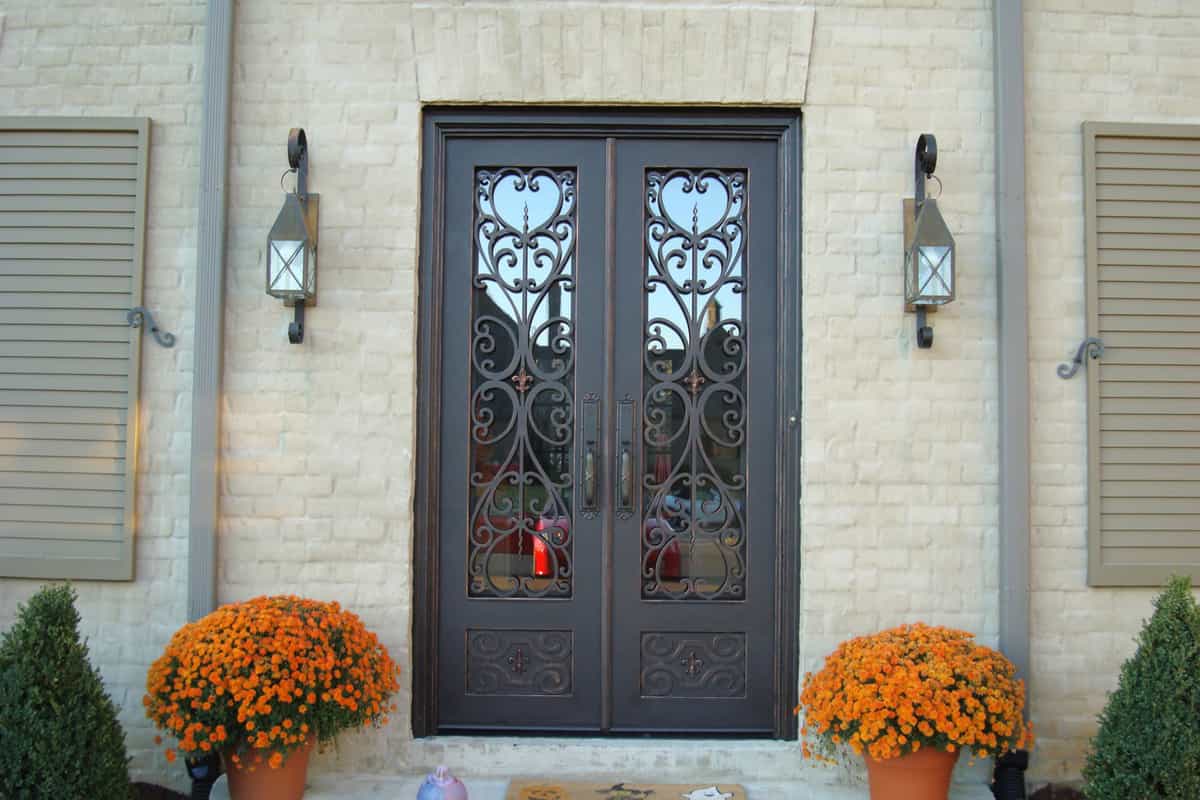  باب الشقة الحديد؛ الحديثة الكلاسيكية مضادة للسرقة مدخل المبنى 