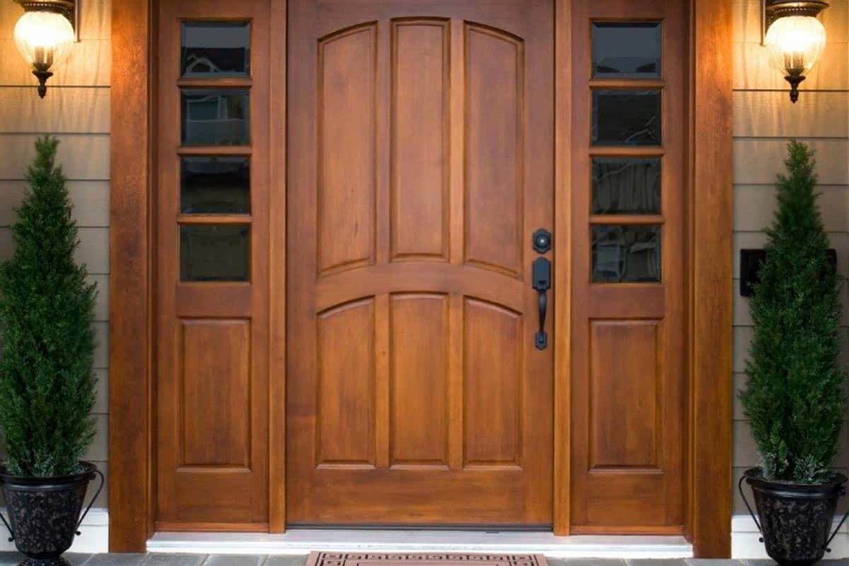  الباب الخشب الموسكي؛ قوية آمنًا يمنع الحرارة البرودة القيقب الجوز الزان 